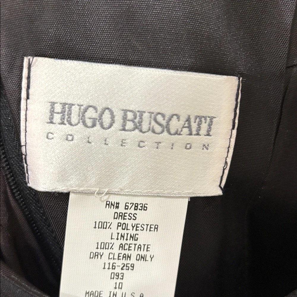 Hugo Buscati Black Mini Dress - Picture 2 of 5